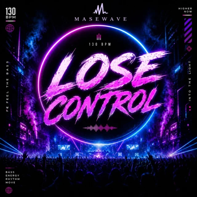 Pochette de Lose Control par MASEWAVE