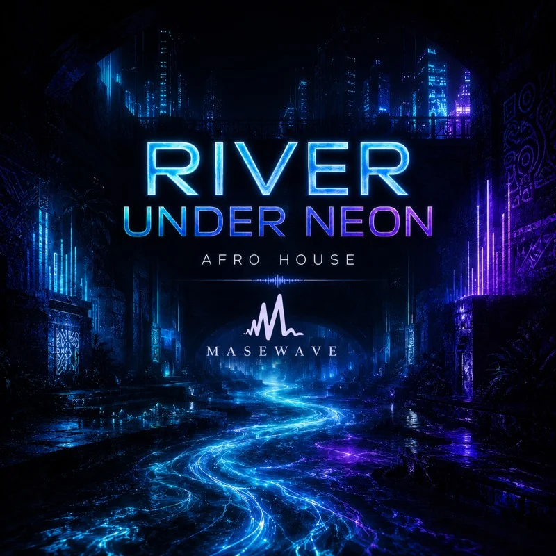 Pochette de River Under Neon (Afro House Mix)
