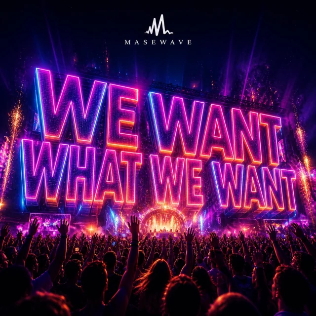 Pochette de We Want What We Want par MASEWAVE
